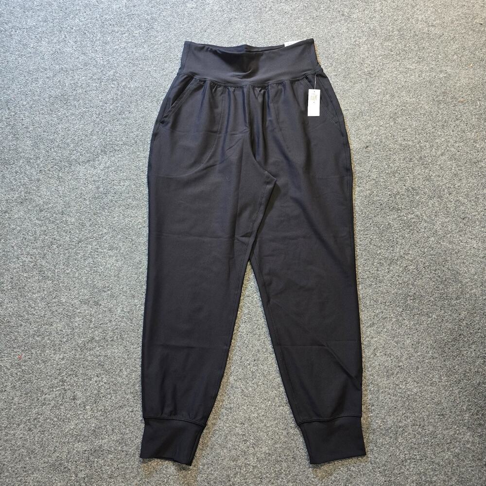 Old Navy Pants Women Size Medium Black Powersoft Jogger Stretch Capsule Athletic